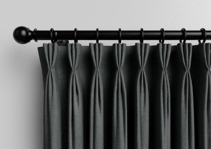 Melrose (Blackout), Lead Grey - Made to Measure Curtains - Image 11
